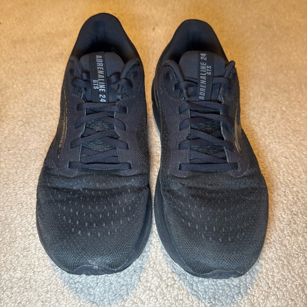 Brooks Adrenaline GTS 24 Running Shoes Black/Ebony | Mens Size 10.5 2E